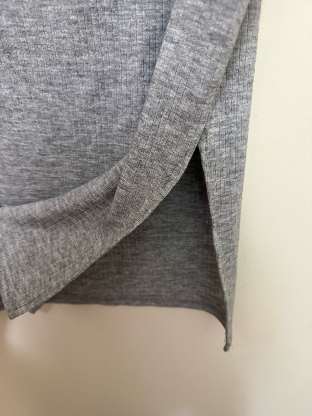 Classic Gray Knit Pencil Skirt - Women's - Picture 3 of 3
